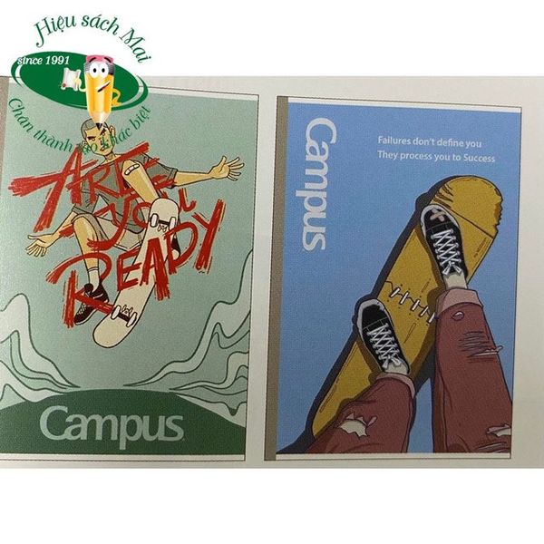 Vở kẻ ngang Campus ĐL58-65gsm