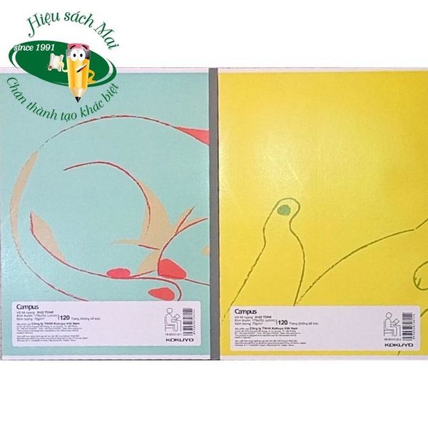 Vở kẻ ngang Campus ĐL70gsm