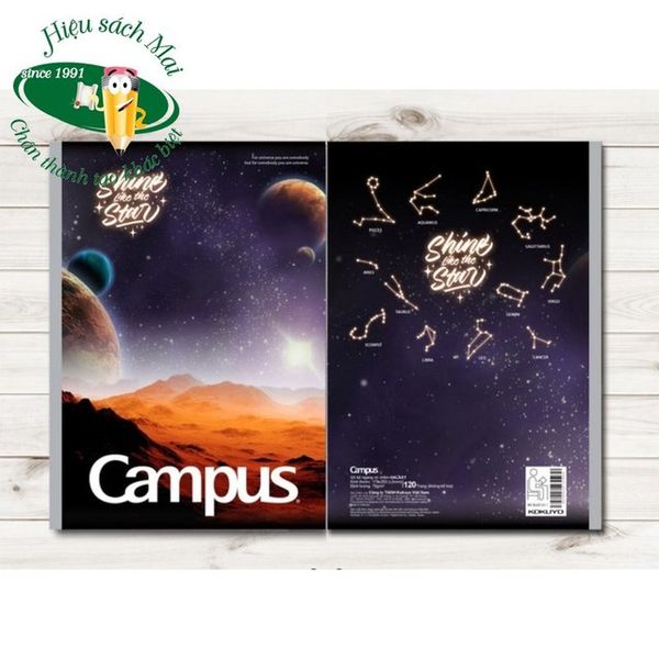 Vở kẻ ngang Campus ĐL70gsm