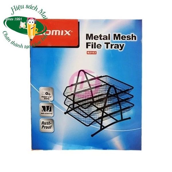 Giá 3 Tầng Kim Loại Comix B2163 Chính Hãng - Có Tại Hiệu Sách Mai