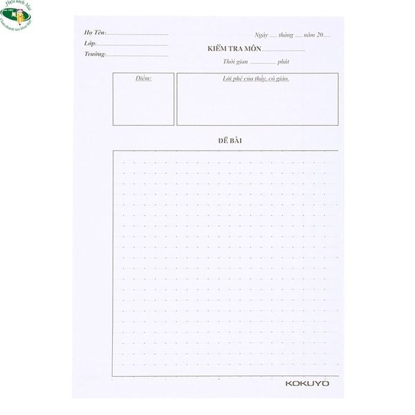 [MAPLE] Giấy Kiểm Tra Kẻ Ngang Maple Sản Phẩm Chính Hãng