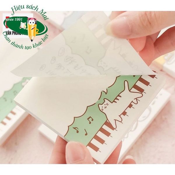 Giấy Nhớ Hình Mèo Chính Hãng - Có Tại Hiệu Sách Mai