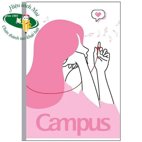 Vở kẻ ngang có chấm Campus ĐL58-65gsm