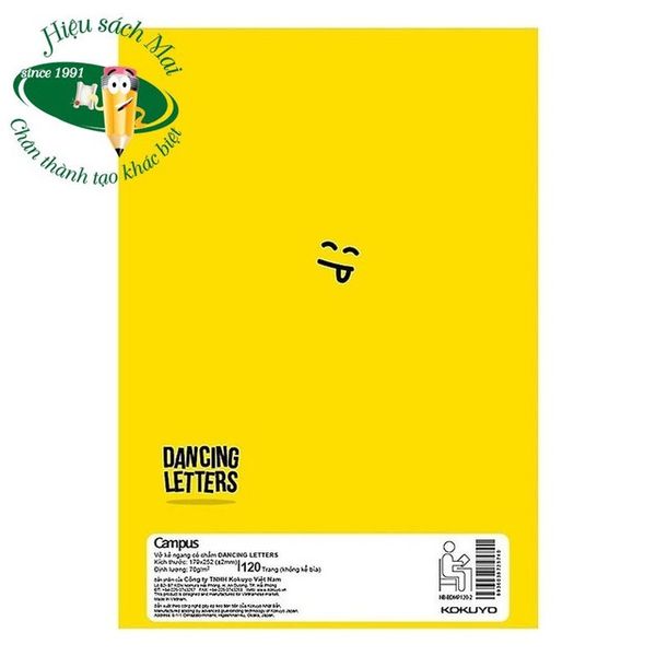 Vở kẻ ngang có chấm Campus ĐL70gsm