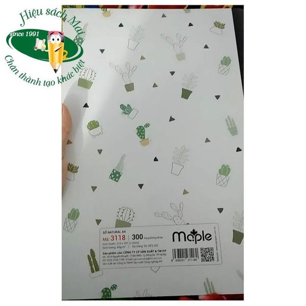 Sổ may gáy A4 Maple