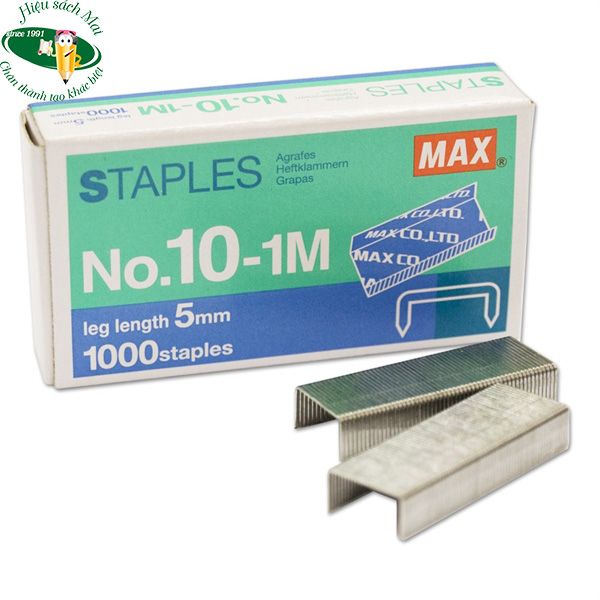 Đạn Ghim 10 Max No.10-1M Chính Hãng - Có Tại Hiệu Sách Mai