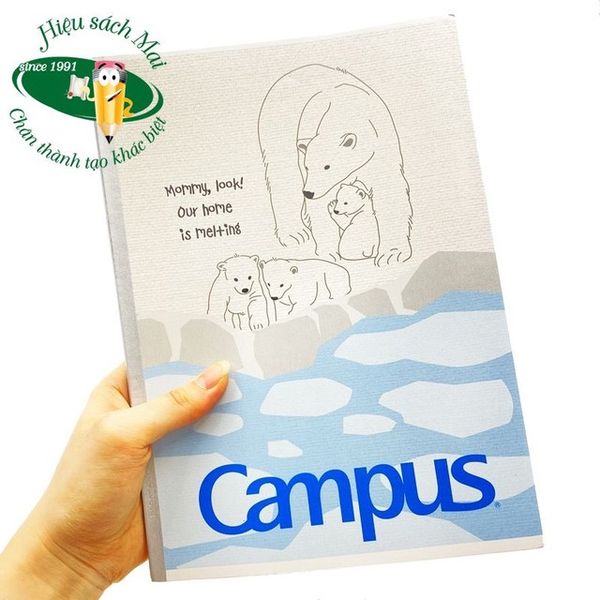 Vở kẻ ngang có chấm Campus ĐL70gsm