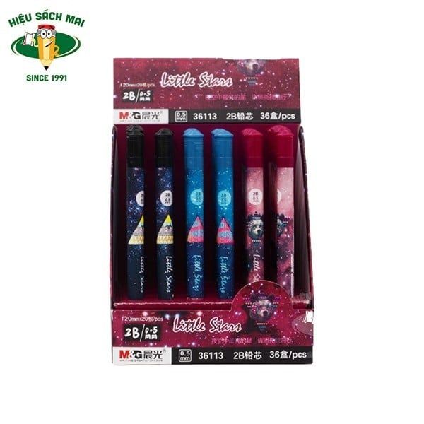 Ruột Bút Chì 2B 0.5 Little Star Asl36113 Chính Hãng - Có Tại Hiệu Sách Mai