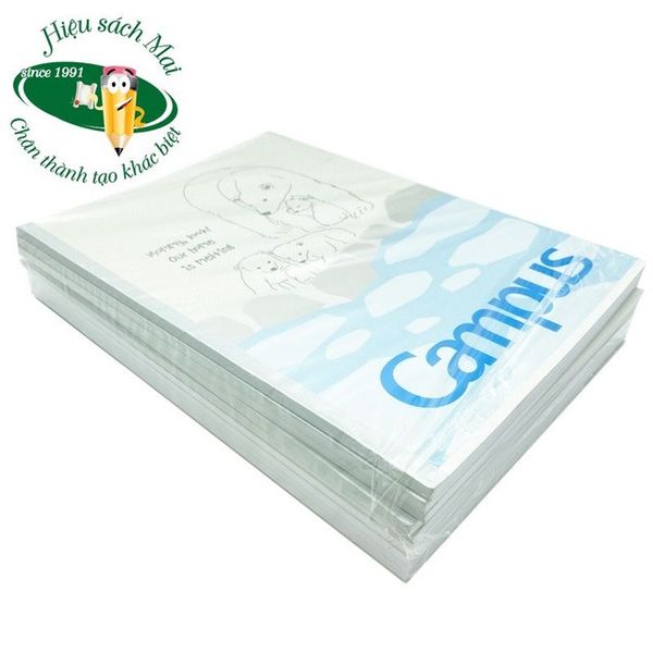 Vở kẻ ngang có chấm Campus ĐL70gsm