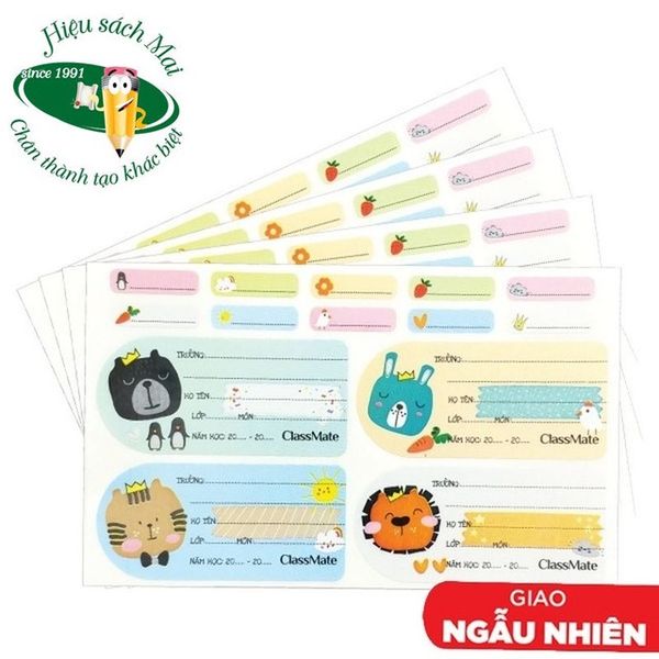 Nhãn vở Classmate