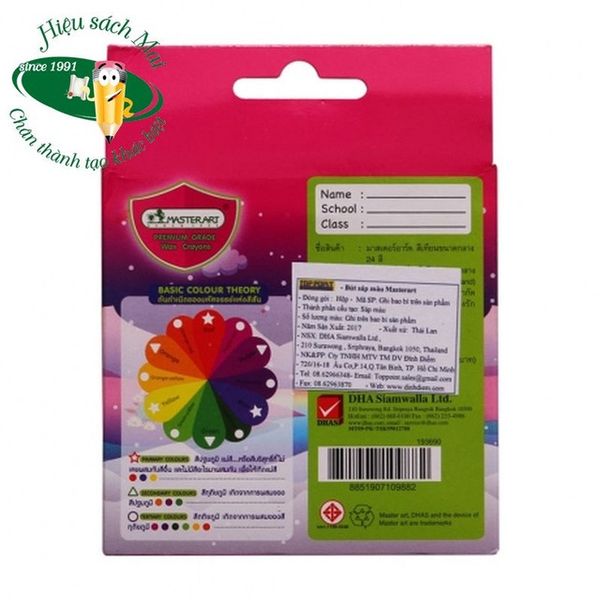 Sáp màu Regular Size MasterArt