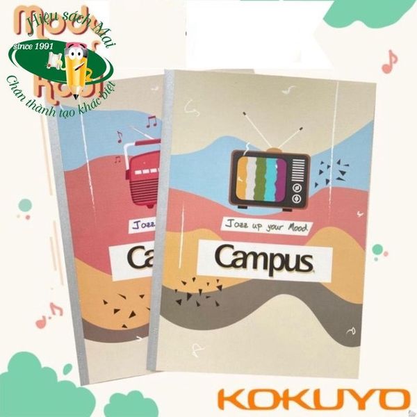 Vở kẻ ngang có chấm Campus ĐL70gsm
