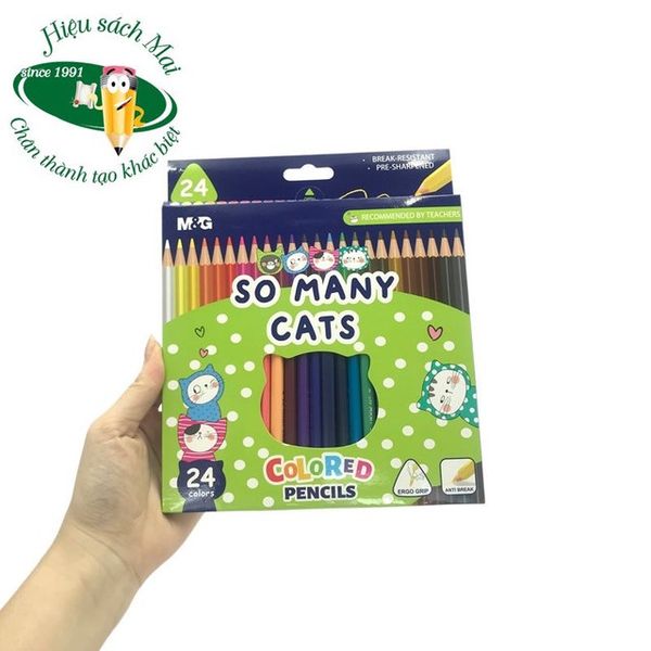 Bút Chì Màu M&G So Many Cats Chính Hãng - Có Tại Hiệu Sách Mai