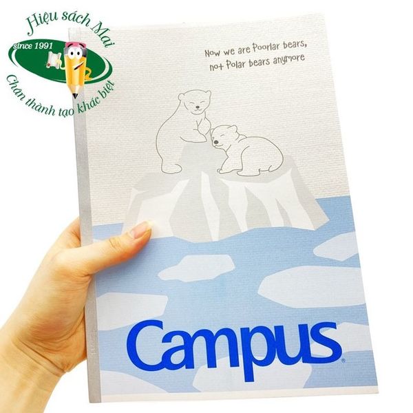 Vở kẻ ngang có chấm Campus ĐL70gsm