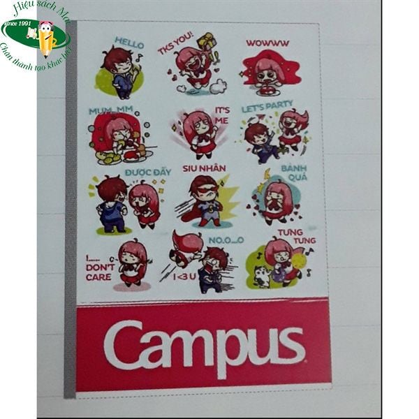 [CAMPUS] Vở kẻ ngang không chấm 80 trang Campus  sản phẩm chính hãng