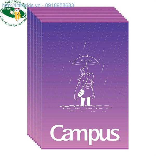 [CAMPUS] Vở kẻ ngang có chấm 80 trang Campus sản phẩm chính hãng