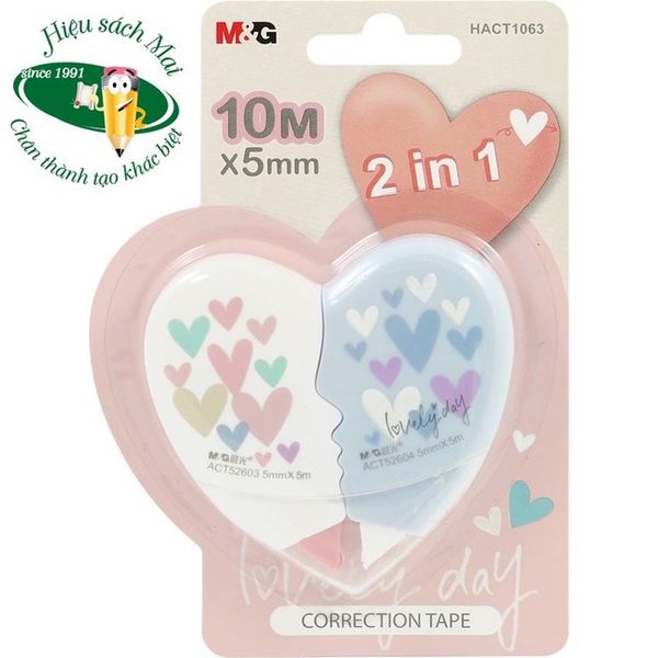Xóa Kéo Tim Đôi 10M Hact1063 Có Tại Hiệu Sách Mai Hãng M&G
