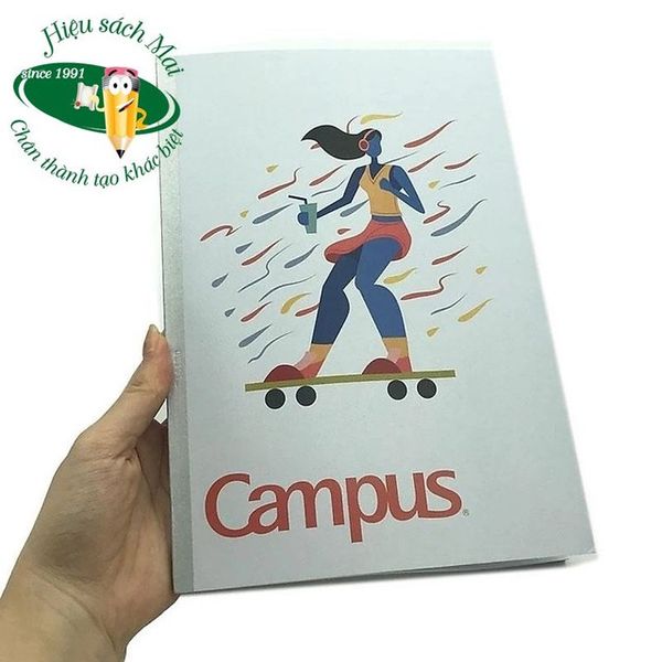 Vở kẻ ngang có chấm Campus ĐL70gsm