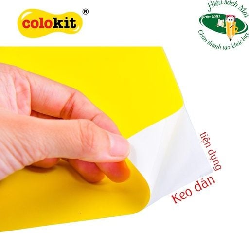 [THIÊN LONG] Giấy Thủ Công Decal 12 màu GTC-C006 Khổ Lớn (20) sản phẩm chính hãng