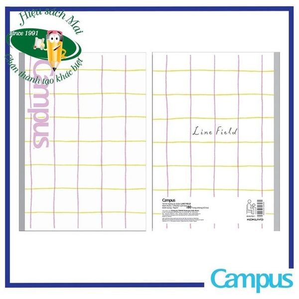 Vở kẻ ngang có chấm Campus ĐL70gsm