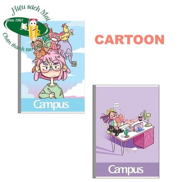 Vở kẻ ngang có chấm Campus ĐL58-65gsm
