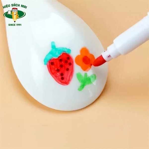 Bút Màu Nước Marker Rui No.2008 Chính Hãng - Có Tại Hiệu Sách Mai
