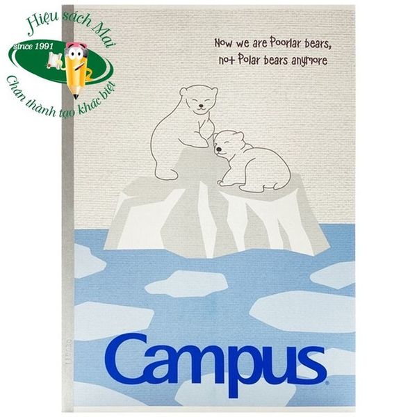 Vở kẻ ngang có chấm Campus ĐL70gsm