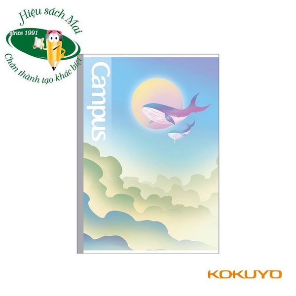 Vở kẻ ngang có chấm Campus ĐL58-65gsm