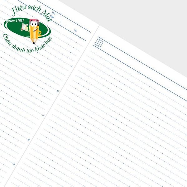 Vở kẻ ngang có chấm Campus ĐL70gsm