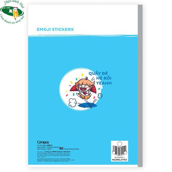 [CAMPUS] Vở kẻ ngang không chấm 80 trang Campus  sản phẩm chính hãng