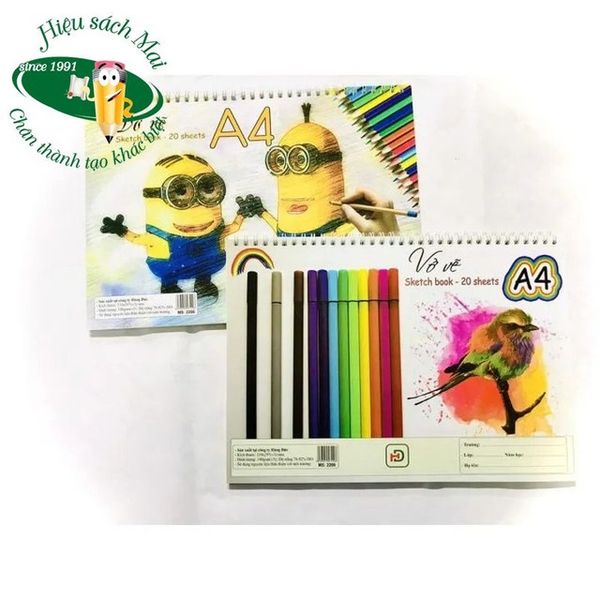 Vở vẽ A4 Hùng Đức