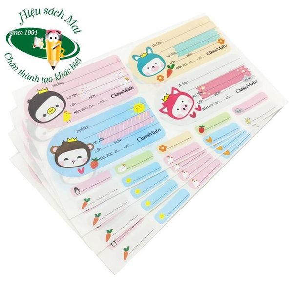 Nhãn vở Classmate