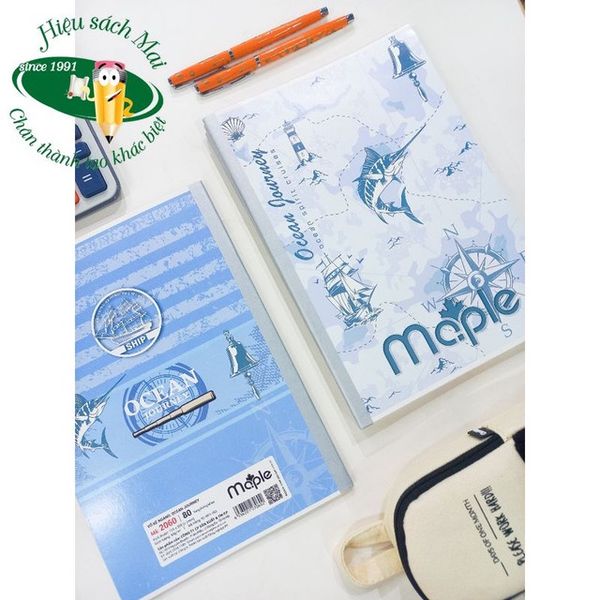 Vở Kẻ Ngang Maple Đl60Gsm Chính Hãng - Có Tại Hiệu Sách Mai