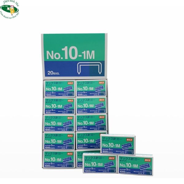 Đạn Ghim 10 Max No.10-1M Chính Hãng - Có Tại Hiệu Sách Mai