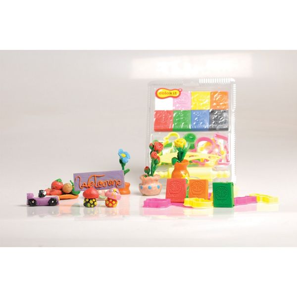 [THIÊN LONG] Đất nặn 8 màu MCT-C01/DO (5/40) sản phẩm chính hãng