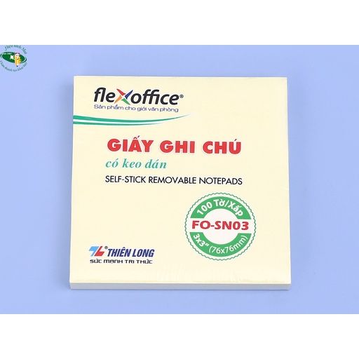[THIÊN LONG] Giấy nhớ 3x3 Flexoffice SN03 sản phẩm chính hãng