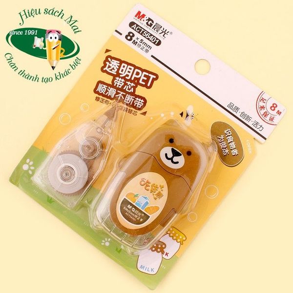 Xóa Kéo 8M Thân Hình Con Gấu Act56401 Có Tại Hiệu Sách Mai Hãng M&G