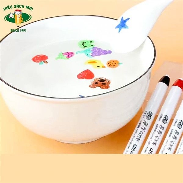 Bút Màu Nước Marker Rui No.2008 Chính Hãng - Có Tại Hiệu Sách Mai