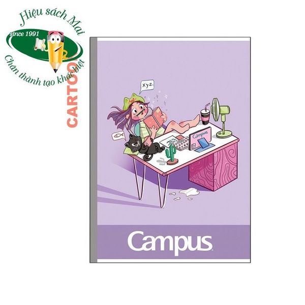 Vở kẻ ngang có chấm Campus ĐL58-65gsm