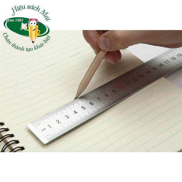 Thước Kẻ Sắt 20cm M&G Chính Hãng - Có Tại Hiệu Sách Mai