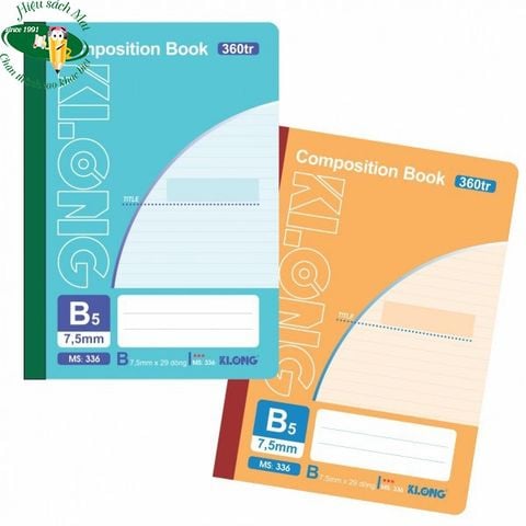 [KLONG] Sổ may B5 360 trang Klong336 (40Q/ thùng) sản phẩm chính hãng