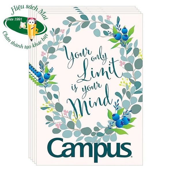 Vở kẻ ngang có chấm Campus ĐL70gsm