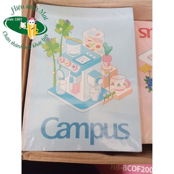 Vở kẻ ngang có chấm Campus ĐL70gsm