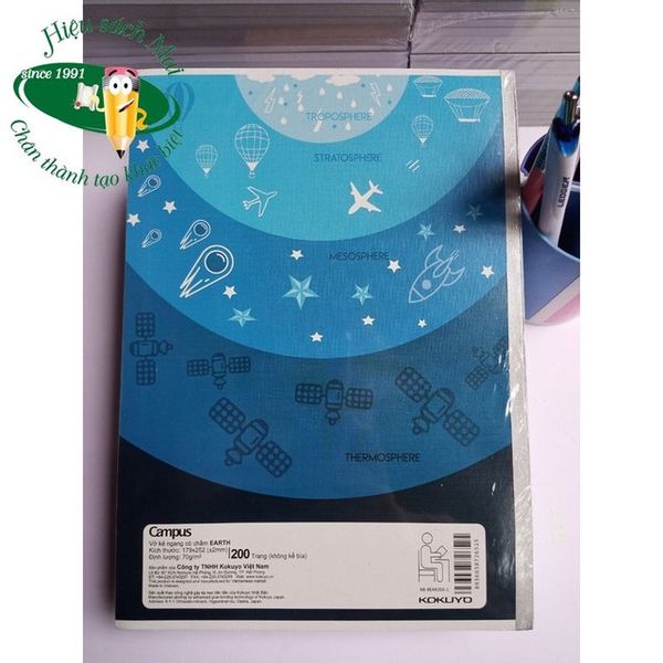 Vở kẻ ngang có chấm Campus ĐL70gsm