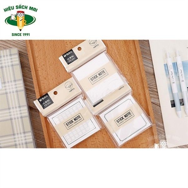 Giấy Nhớ Trắng 3X3 Có In M&G Ys-241 Chính Hãng - Có Tại Hiệu Sách Mai