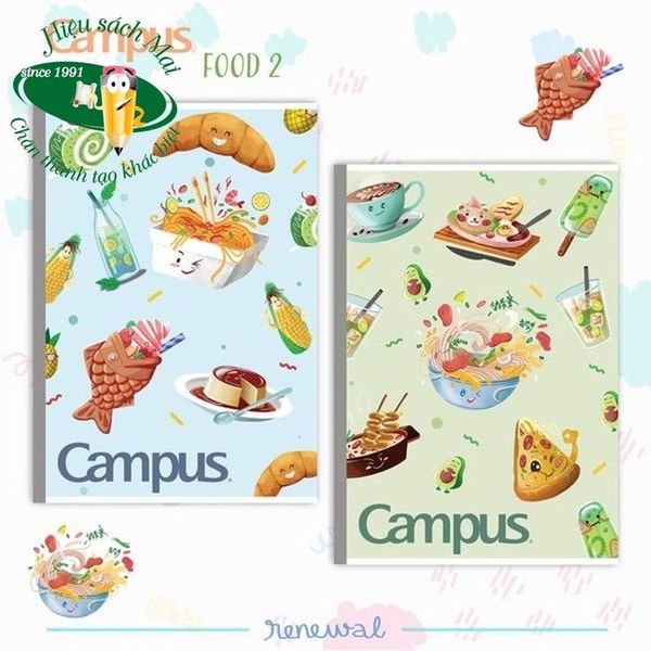 Vở kẻ ngang Campus ĐL70gsm