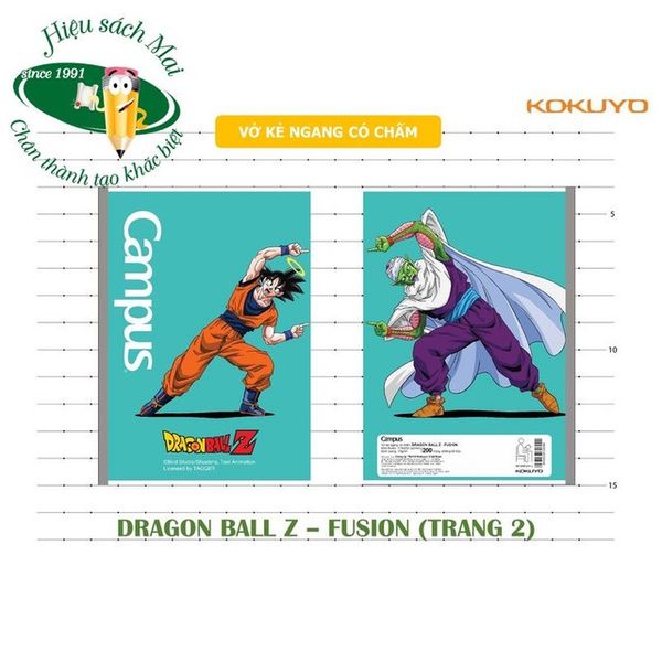 Vở kẻ ngang có chấm Campus ĐL70gsm