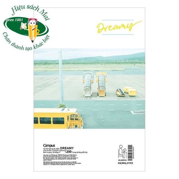 Vở kẻ ngang có chấm A4 Campus ĐL58-65gsm
