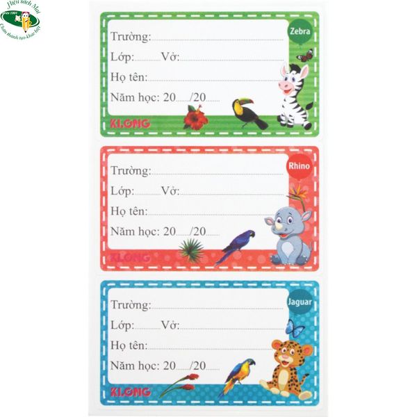 [KLONG] Nhãn vở C2 Klong741 (100 tập / Hộp ) sản phẩm chính hãng