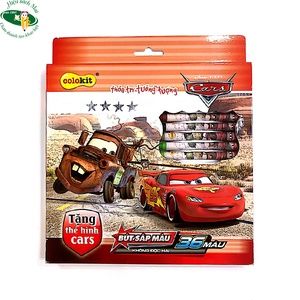 [THIÊN LONG] Sáp 36 màu Cars Colokit CR-C032/CA (60) sản phẩm chính hãng